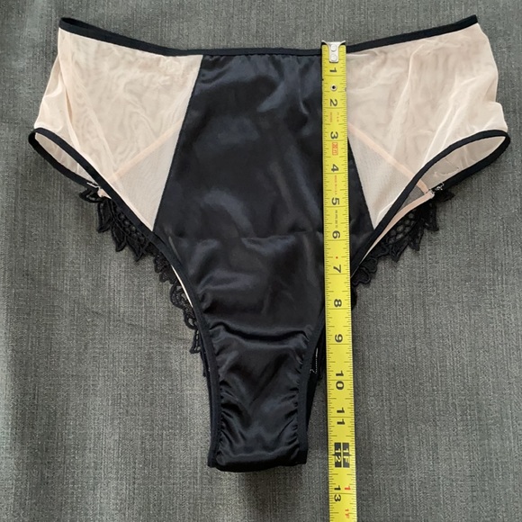 VS Cheeky Luxe Black Dragon Appliqué Panties M NWT - Picture 8 of 8